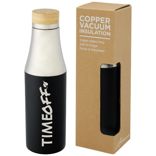 Hulan 540 ml Kupfer-Vakuum Isolierflasche mit Bambusdeckel – Bild 3