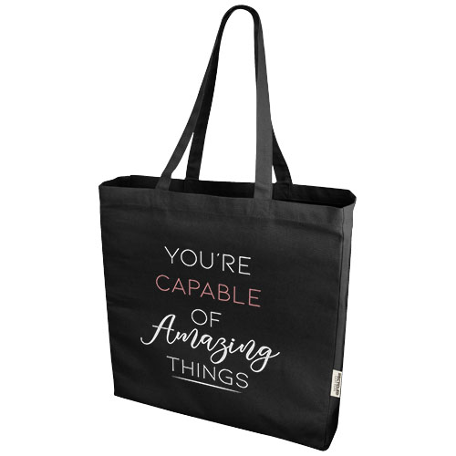 Odessa 220 g/m² GRS recycelte Baumwoll Tragetasche 13L – Bild 2