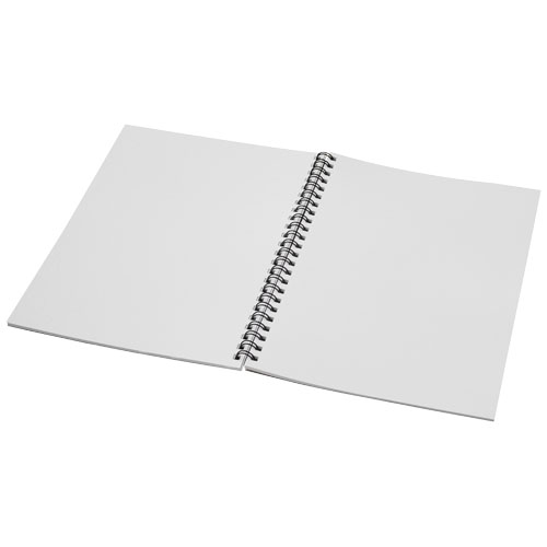 Desk-Mate® A5 recyceltes farbiges Notizbuch mit Spiralbindung – Bild 4