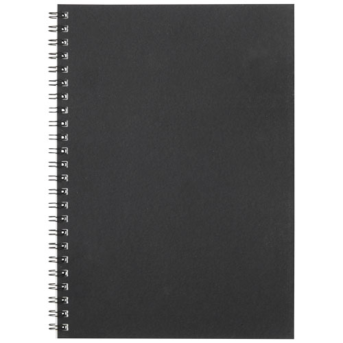 Desk-Mate® A5 recyceltes farbiges Notizbuch mit Spiralbindung – Bild 3