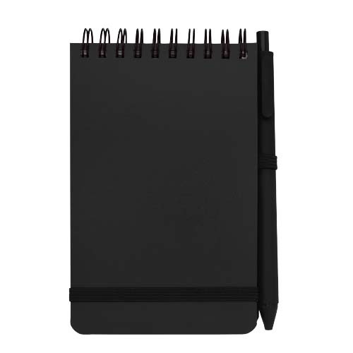 Thalaasa A6 Hardcover Notizbuch aus Ocean Bound Kunststoff mit Kugelschreiber (schwarze Mine) – Bild 3