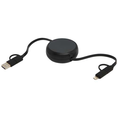 Alasia 100 cm 5-in-1 Kabel aus recyceltem Kunststoff und Aluminium, einziehbar, für Datenübertragung und mit 45W Schnellladung – Bild 6