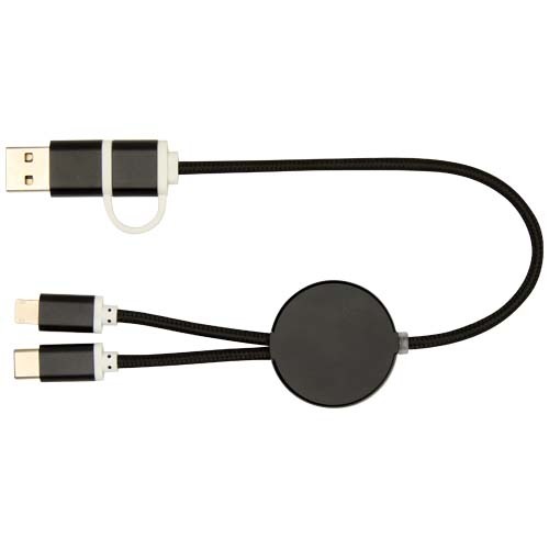 Alasia 30 cm 5-in-1 Kabel aus recyceltem Kunststoff für Datenübertragung und 27W Schnellladung – Bild 5