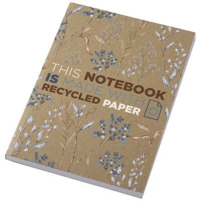 Novella Austen A5 Softcover Notizbuch aus recyceltem Kraftpapier – 100 Blatt