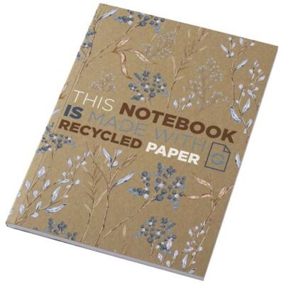 Novella Austen A5 Softcover Notizbuch aus recyceltem Kraftpapier – 50 Blatt