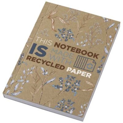 Novella Austen A6 Softcover Notizbuch aus recyceltem Kraftpapier – 100 Blatt