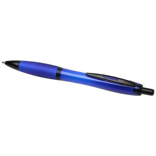 Nash Kugelschreiber aus recyceltem Kunststoff mit schwarzen Zierelementen (schwarze Mine) – Bild 5