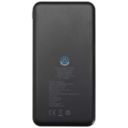 Intan 10 W 10.000 mAh Powerbank aus recyceltem Kunststoff – Bild 5