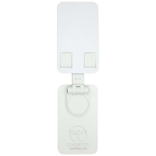 Alhena Klappbare Smartphonehalterung aus recyceltem Kunststoff mit Metallständer für den Schreibtisch – Bild 2