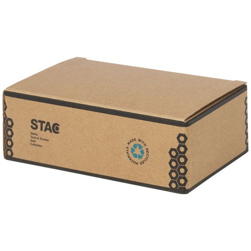 Octo 8-in-1 Schraubenzieher-Set aus recyceltem RCS Kunststoff mit Taschenlampe – Bild 3