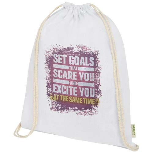 Odisha 140 g/m² OCS Bio-Sportbeutel 5L – Bild 2