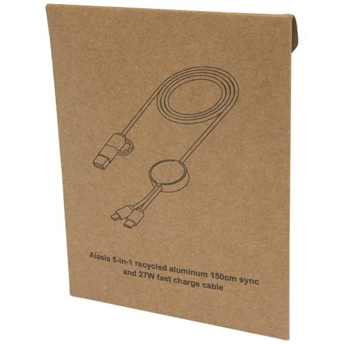 Alasia 150 cm 5-in-1 Kabel aus recyceltem Kunststoff für Datenübertragung und 27W Schnellladung – Bild 3