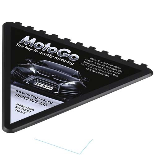 Frosty triangular recycled plastic ice scraper – Bild 3
