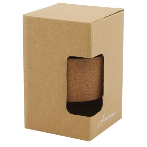 Lidan 360 ml Becher aus Borosilikatglas mit Korkgriff und Silikondeckel – Bild 5