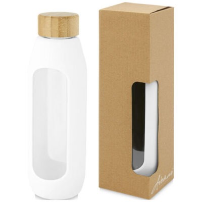 Tidan 600 ml Flasche aus Borosilikatglas mit Silikongriff