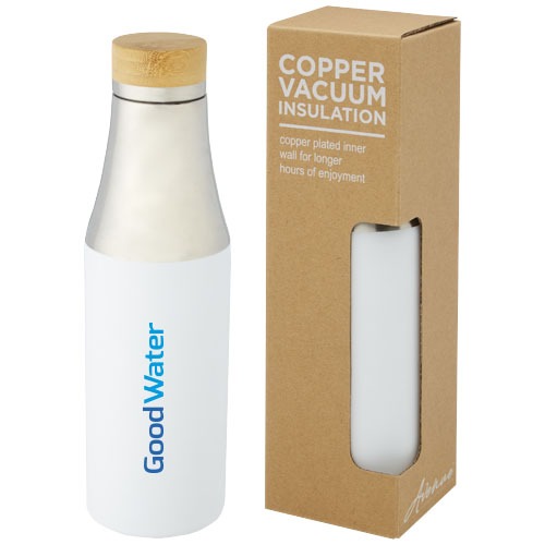 Hulan 540 ml Kupfer-Vakuum Isolierflasche mit Bambusdeckel – Bild 2