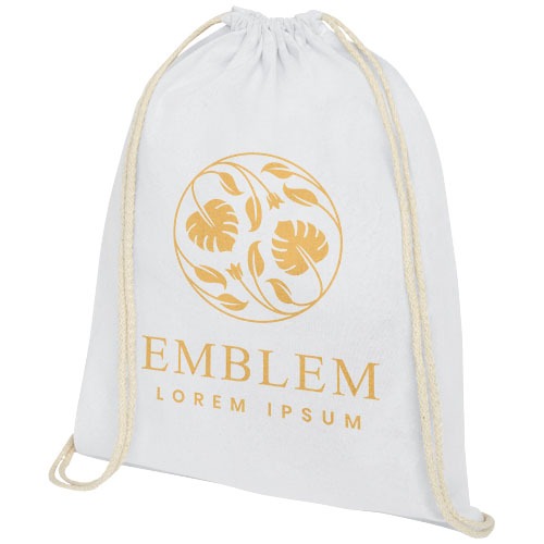 Oregon 140 g/m² Turnbeutel aus Baumwolle 5L – Bild 2