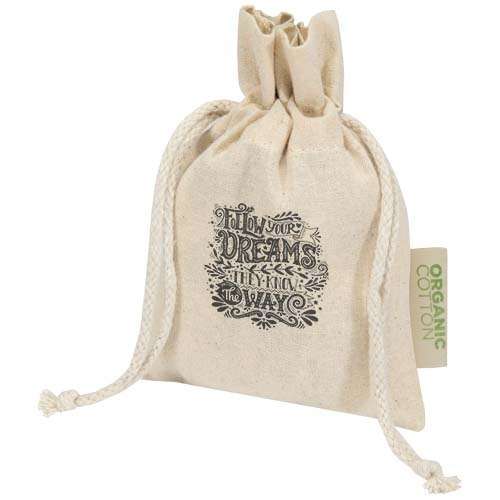 Odisha 140 g/m² OCS Bio-Geschenktasche – 15 × 10 cm – Bild 2