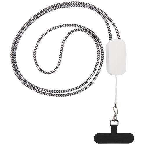 Anser Smartphone Lanyard aus recyceltem Kunststoff mit 27 W 5-in-1 integriertem Kabel – Bild 3