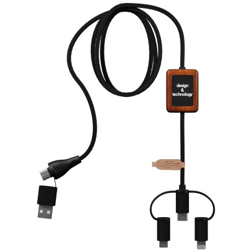 SCX.design C46 5-in-1 CarPlay-Kabel mit Leuchtlogo – Bild 5