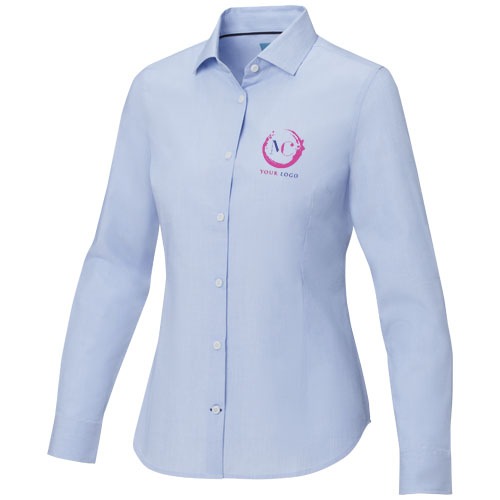 Cuprite Langarm Shirt aus Bio-Baumwolle für Damen – Bild 2