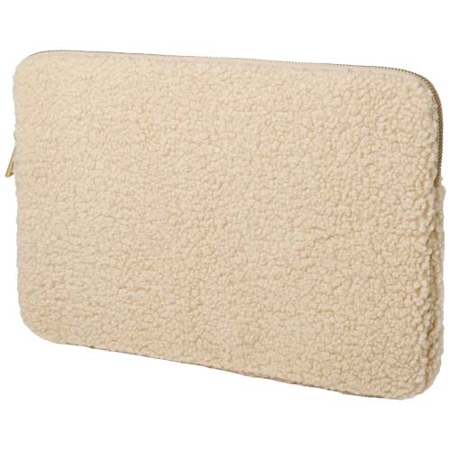 Bear 13" GRS-recycelte Sherpa Laptophülle 2 L