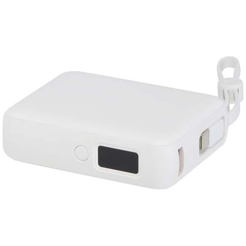 Acrux 35 W 10.000 mAh Tablet Powerbank mit integriertem Typ-C-Kabel aus recyceltem Kunststoff – Bild 5