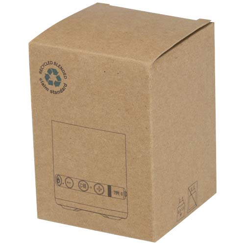 Hunor 3 W kabelloser Lautsprecher aus recyceltem Kunststoff – Bild 3