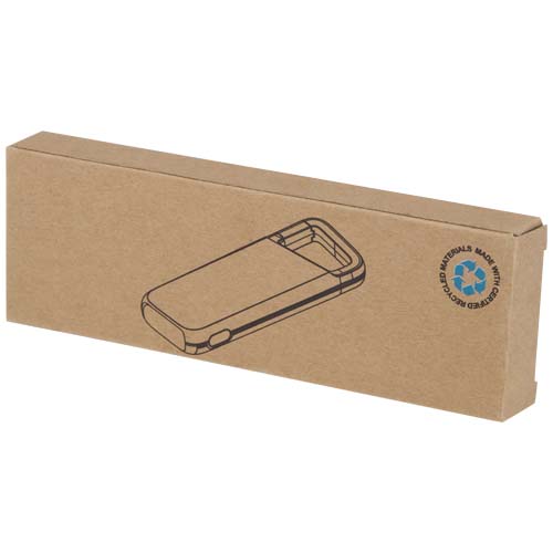 Alkes 12 W 5.000 mAh wasserfeste Powerbank aus recyceltem Kunststoff mit Karabinerhaken – Bild 3