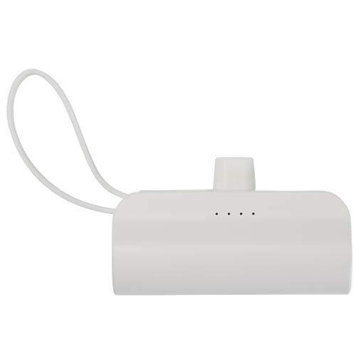 Alnair 10 W 5000 mAh Typ C Powerbank aus recyceltem Kunststoff mit integriertem Klappständer und 2 in 1 Kabel – Bild 4