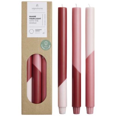 Originalhome Eden Diagonale Kerzen – 3er-Set