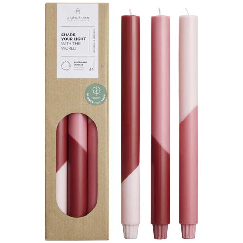 Originalhome Eden Diagonale Kerzen – 3er-Set