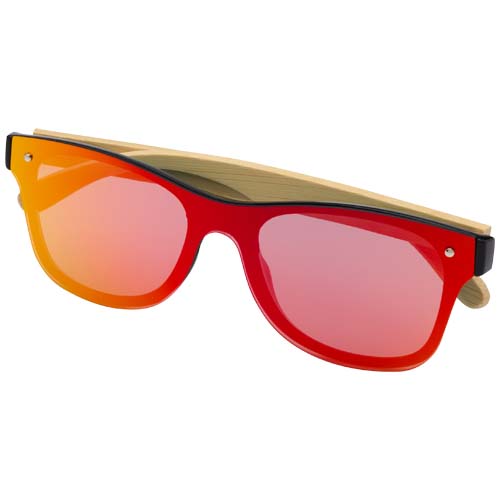 Tan Sonnenbrille mit Bambusbügeln – Bild 4