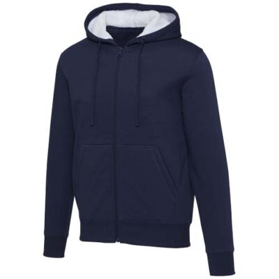 Natron 320 g/m² Sherpa-Kapuzenjacke mit Reißverschluss