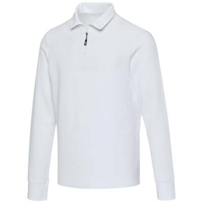 Apollo 245 g/m² Langarm Poloshirt Unisex mit Reißverschluss