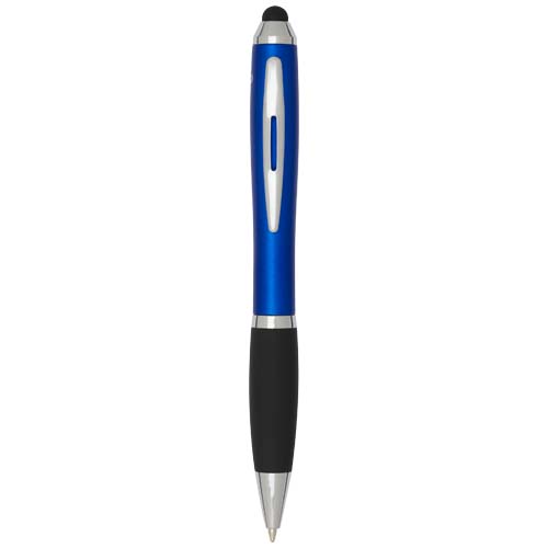 Nash RCS Stylus Kugelschreiber aus recyceltem Kunststoff mit farbigem Schaft und schwarzem Griff (schwarze Tinte)