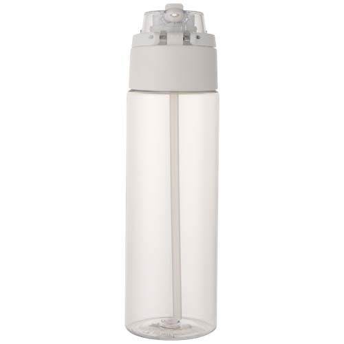 Theron 700 ml RCS Trinkflasche aus recyceltem Kunststoff mit Multifunktionsdeckel und Klappstrohhalm – Bild 4