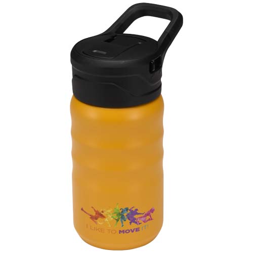 Knox 350 ml RCS-Sportflasche aus recyceltem, doppelwandigem Edelstahl mit Klappstrohhalm – Bild 2