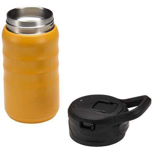 Knox 350 ml RCS-Sportflasche aus recyceltem, doppelwandigem Edelstahl mit Klappstrohhalm – Bild 5