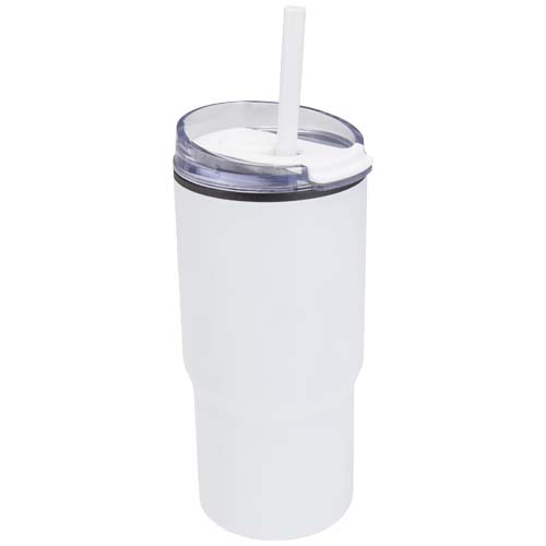 Westin 540 ml RCS-Becher aus recyceltem Material, doppelwandig isoliert, mit Trinkhalm