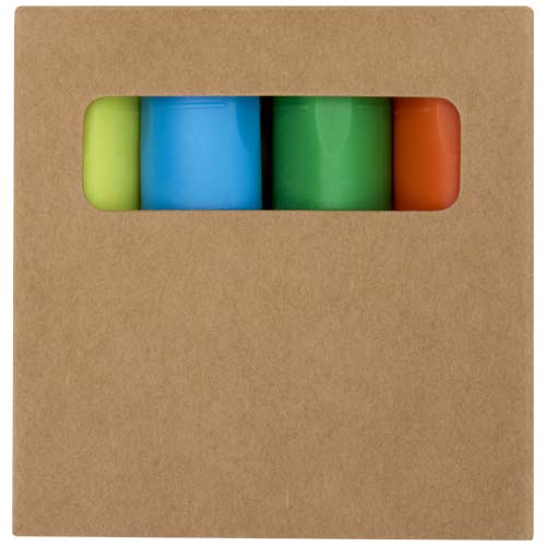 Mini-Textmarker-Set aus recyceltem Kunststoff – Bild 3