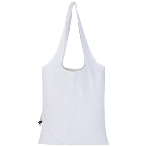 Madras-Mischgewebe, 140 g/m², GRS-zertifizierte, faltbare Baumwoll-Tragetasche, 7 l – Bild 3