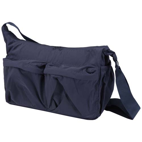 Calli 13" GRS Laptop-Umhängetasche aus recyceltem Nylon