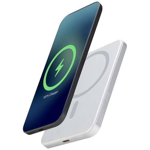 Avis 5000 mAh RCS Powerbank aus recyceltem Aluminium mit Magnetfunktion