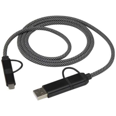 SMART 65 W, 100 cm, RCS-zertifiziertes magnetisches 5-in-1-Ladekabel