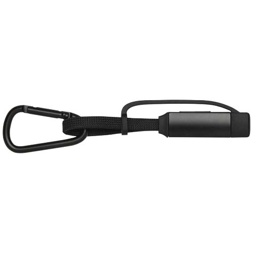 Algieba 65 W 5-in-1-Ladekabel aus recyceltem Aluminium mit Karabinerhaken – Bild 4