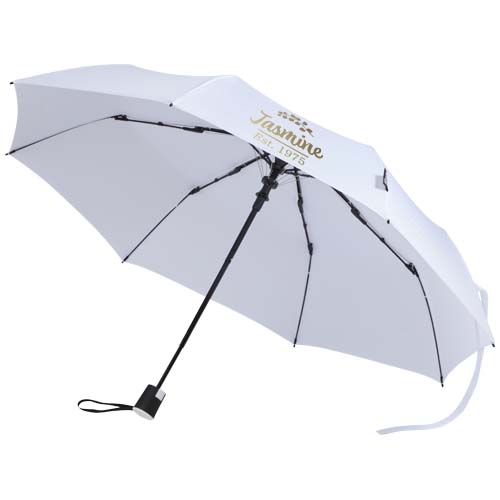 Agnes 21" faltbarer RPET-Regenschirm mit automatischer Öffnung – Bild 2