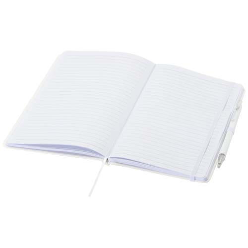 Spectrum Set A5 Hardcover Notizbuch aus Recyclingpapier und einem Kugelschreiber – Bild 5